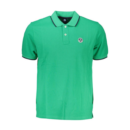 Polo Shirt by North Sails for men in cotton green showcases a enviable silhouette, featuring a refined and for a enviable finish.