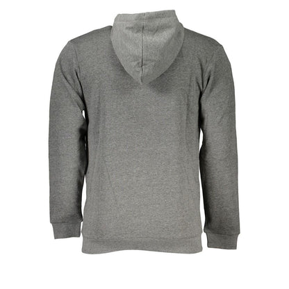 Hooded Sweatshirt Hoodie by Sergio Tacchini for men in cotton polyester brown, gray & signature showcases a city-ready silhouette, artfully detailed with a signature and for a city-ready finish.