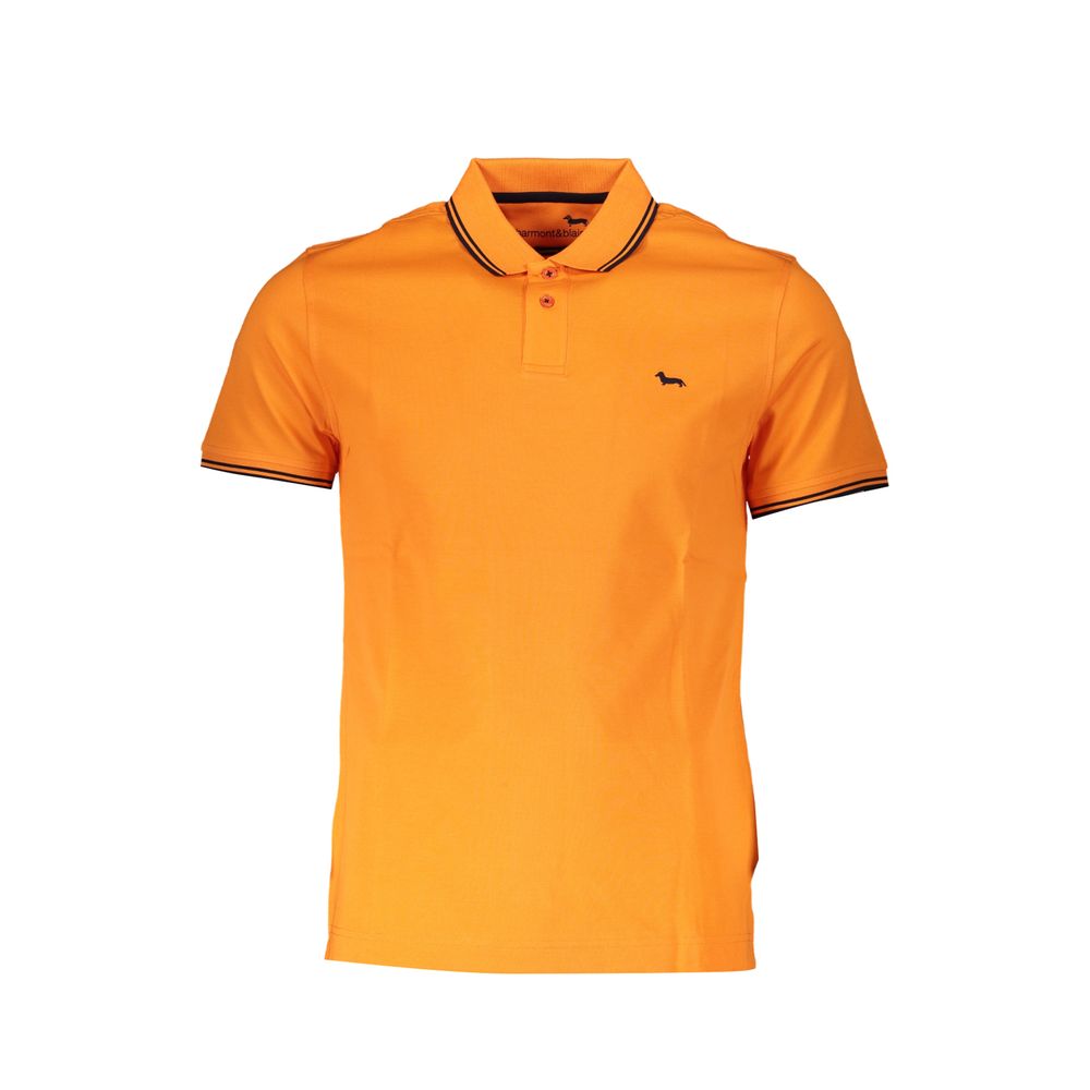 Polo Shirt by Harmont & Blaine for men in cotton orange showcases a enviable silhouette, featuring a refined and for a enviable finish.