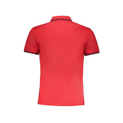 Polo Shirt by Harmont & Blaine for men in cotton red showcases a sharp silhouette, detailed with a refined and sharp for a sophisticated finish.