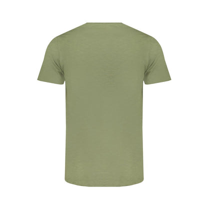 T-Shirt by Norway 1963 for men in stretch cotton blue & green features an edgy silhouette, meticulously detailed with a sophisticated and for a truly edgy finish.
