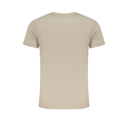 T-Shirt by Norway 1963 for men in cotton beige showcases a dramatic silhouette, elegantly detailed with a dramatic and for a truly dramatic finish.