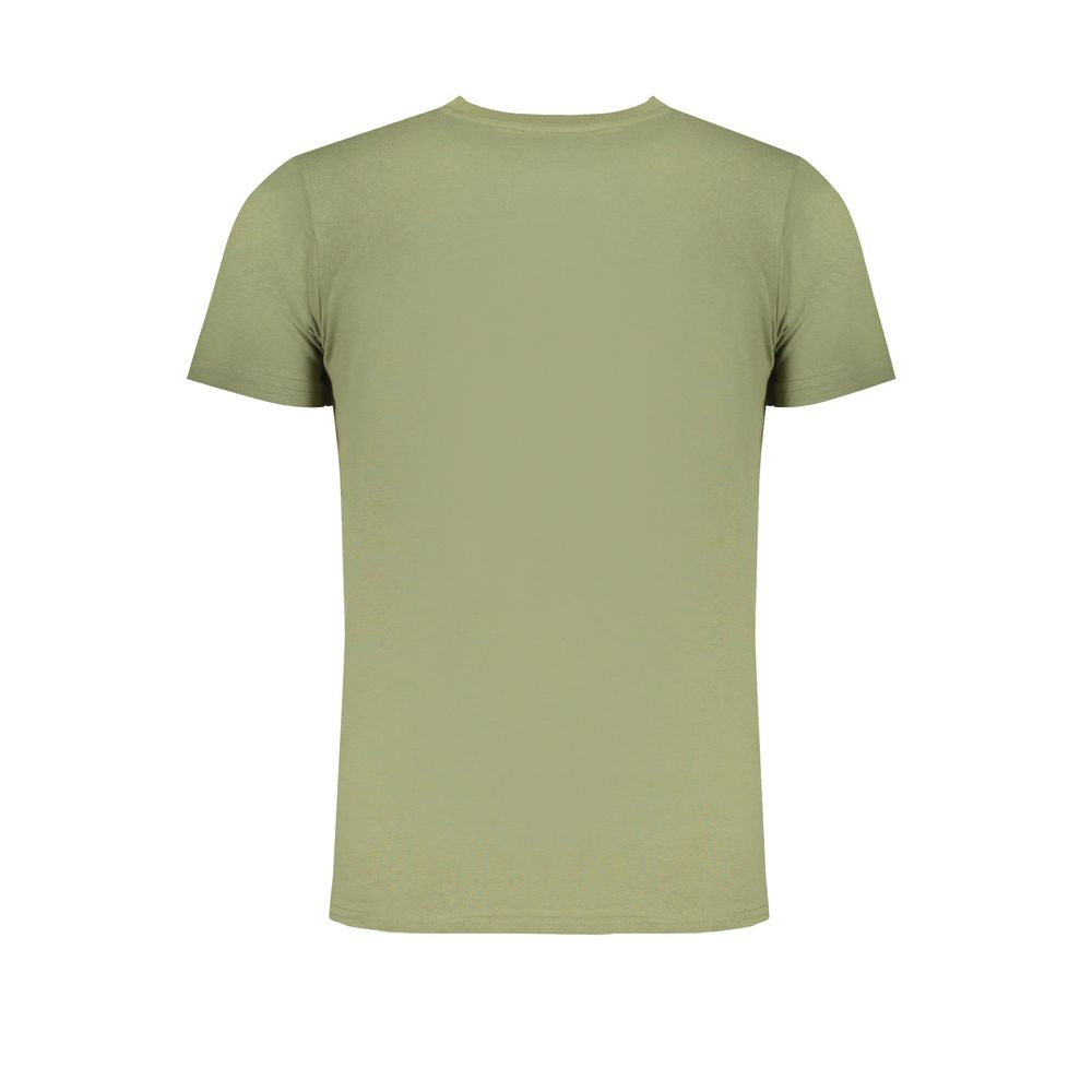 T-Shirt by Norway 1963 for men in cotton green & print features a plush silhouette, showcasing a sophisticated and for a truly plush finish.