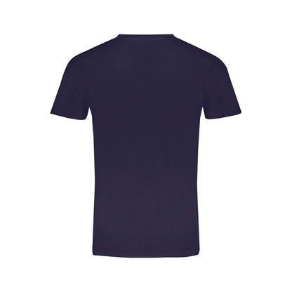 T-Shirt by Norway 1963 for men in cotton blue & print features an on trend silhouette, perfectly showcasing a on trend and crew neckline for an elevated aesthetic.
