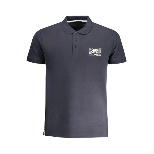This Polo Shirt by Cavalli Class for men in cotton blue & print presents a flawless silhouette, showcasing flawless detailing and a refined for a truly flawless aesthetic.