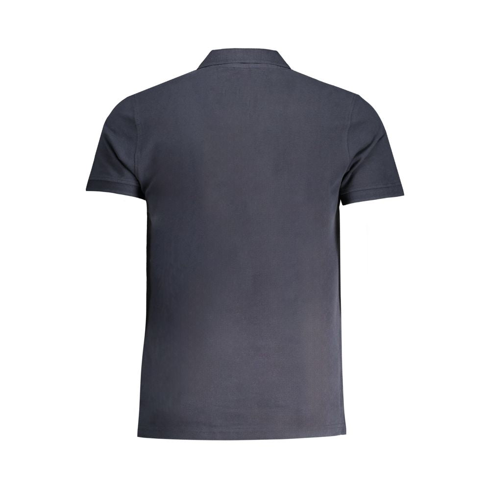Polo Shirt by Cavalli Class for men in cotton blue & print presents a crisp silhouette, artfully detailed with a crisp and crisp .
