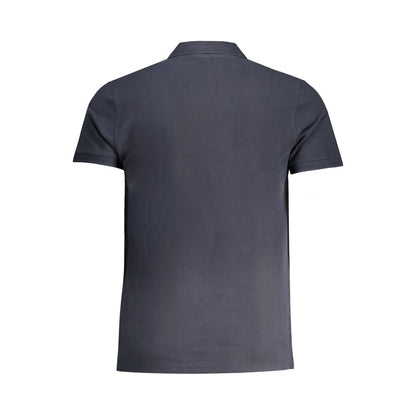 Polo Shirt by Cavalli Class for men in cotton blue & print presents a crisp silhouette, artfully detailed with a crisp and crisp .