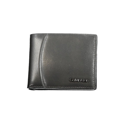 Calvin Klein Leather Cardholder Wallet - Black