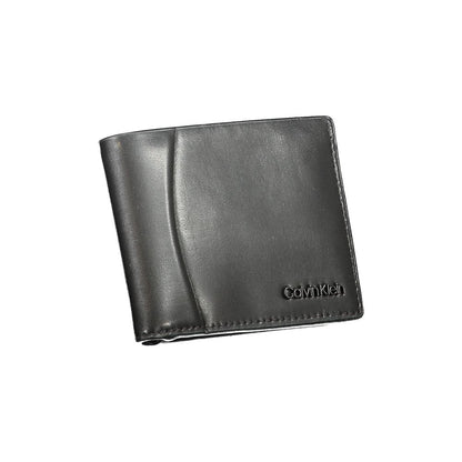Calvin Klein Leather Cardholder Wallet - Black
