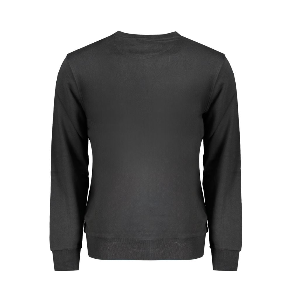Sweatshirt by North Sails for men in cotton black features a unrivaled silhouette with a refined crew neckline and unrivaled detailing for a sophisticated look.