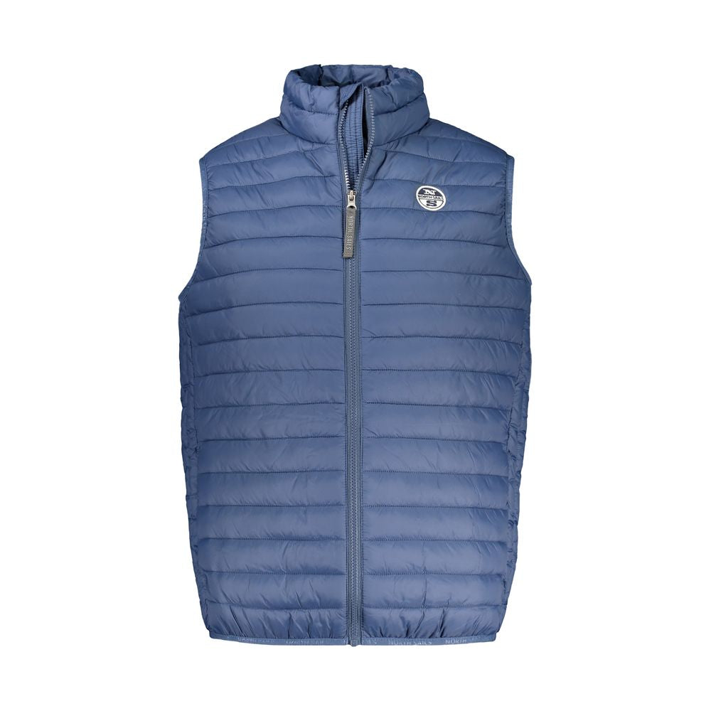 Jacket by North Sails for men in polyamide blue showcases a contemporary silhouette, detailed with a contemporary and premium pockets for a sophisticated finish.