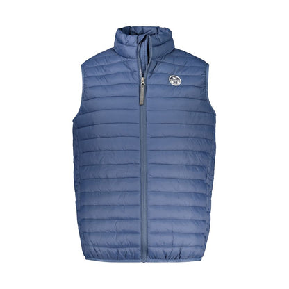 Jacket by North Sails for men in polyamide blue showcases a contemporary silhouette, detailed with a contemporary and premium pockets for a sophisticated finish.