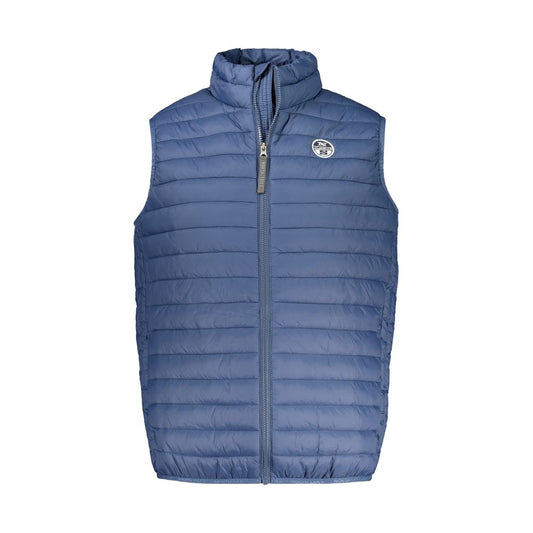 Jacket by North Sails for men in polyamide blue showcases a contemporary silhouette, detailed with a contemporary and premium pockets for a sophisticated finish.