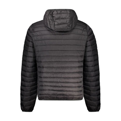 Hooded Jacket by North Sails for men in polyamide black features an utilitarian silhouette with a refined , showcasing sophisticated pockets & hooded for an utilitarian aesthetic.