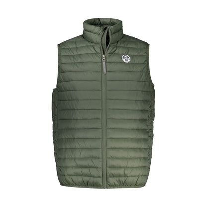 Vest by North Sails for men in polyamide green features a chic silhouette, expertly detailed with a refined and premium lightweight & pockets for a truly chic look.