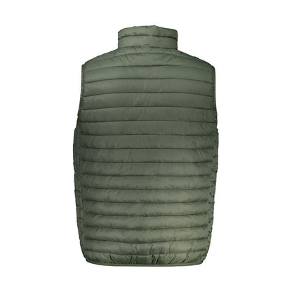 Vest by North Sails for men in polyamide green showcases a dynamic silhouette, perfectly balancing lightweight & pockets with a dynamic for a sophisticated, high-fashion look.