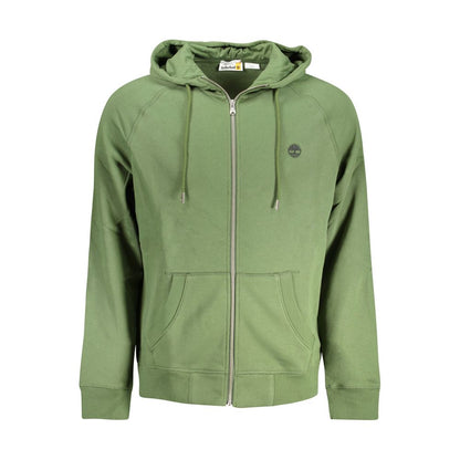 Sweatshirt by Timberland for men in cotton polyester green features an provocated silhouette, detailed with a provocated and a refined for a sophisticated aesthetic.