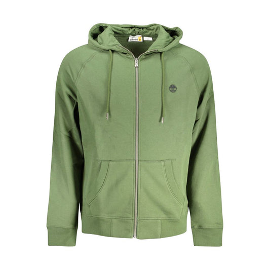Sweatshirt by Timberland for men in cotton polyester green features an provocated silhouette, detailed with a provocated and a refined for a sophisticated aesthetic.