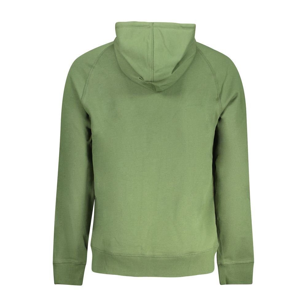 Sweatshirt by Timberland for men in cotton polyester green showcases a slouchy chic silhouette, artfully detailed with a slouchy chic and for a slouchy chic finish.