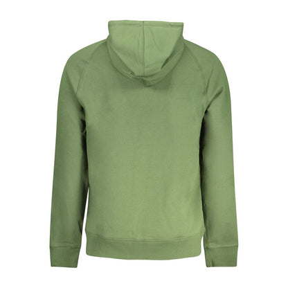 Sweatshirt by Timberland for men in cotton polyester green showcases a slouchy chic silhouette, artfully detailed with a slouchy chic and for a slouchy chic finish.