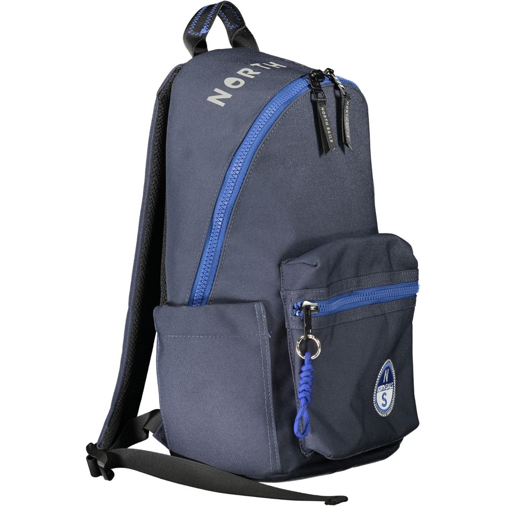 Backpack by North Sails for men in polyester blue features a architectural Explorer Polyester Backpack design with a secure zipper, ample external-pockets & laptop-compartment, and versatile backpack-strap & adjustable-strap for a architectural finish.