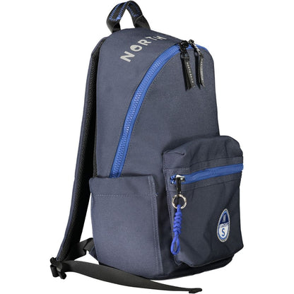 Backpack by North Sails for men in polyester blue features a architectural Explorer Polyester Backpack design with a secure zipper, ample external-pockets & laptop-compartment, and versatile backpack-strap & adjustable-strap for a architectural finish.