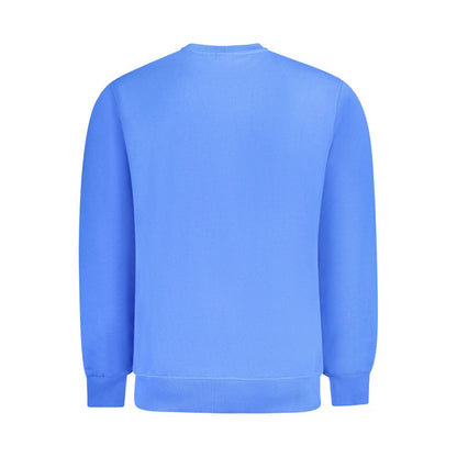 Activewear Sweatshirt by North Sails for men in cotton blue showcases a versatile silhouette, artfully detailed with a versatile and for a versatile finish with .