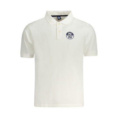 Polo Shirt by North Sails for men in cotton white & print presents a crisp silhouette, artfully detailed with a crisp and crisp .