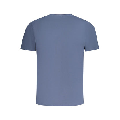 T-Shirt by North Sails for men in cotton blue & print showcases a fashionable silhouette, elegantly detailed with a fashionable and crew neckline for a sophisticated, high-fashion look.