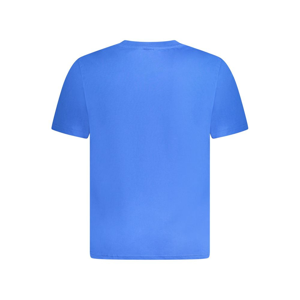 T-Shirt by North Sails for men in cotton blue & print showcases a fashionable silhouette, elegantly detailed with a fashionable and crew neckline for a sophisticated, high-fashion look.