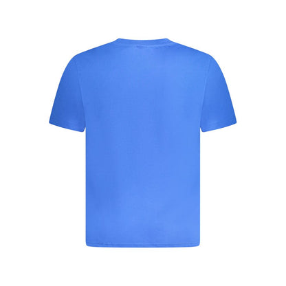 T-Shirt by North Sails for men in cotton blue & print showcases a fashionable silhouette, elegantly detailed with a fashionable and crew neckline for a sophisticated, high-fashion look.