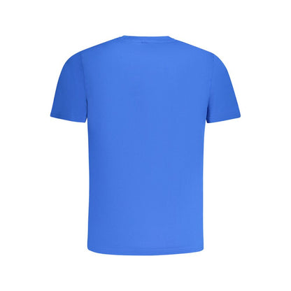 T-Shirt by North Sails for men in cotton blue & print features a plush silhouette, showcasing a sophisticated crew neckline and for a truly plush finish.