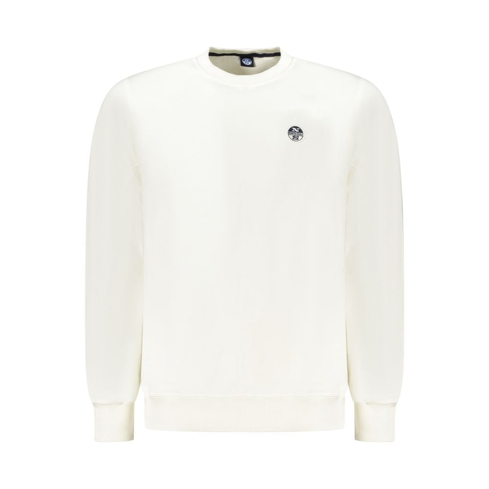Sweatshirt by North Sails for men in cotton white features an exquisite silhouette, showcasing and crew neckline details for a exquisite look.