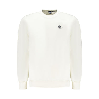 Sweatshirt by North Sails for men in cotton white features an exquisite silhouette, showcasing and crew neckline details for a exquisite look.