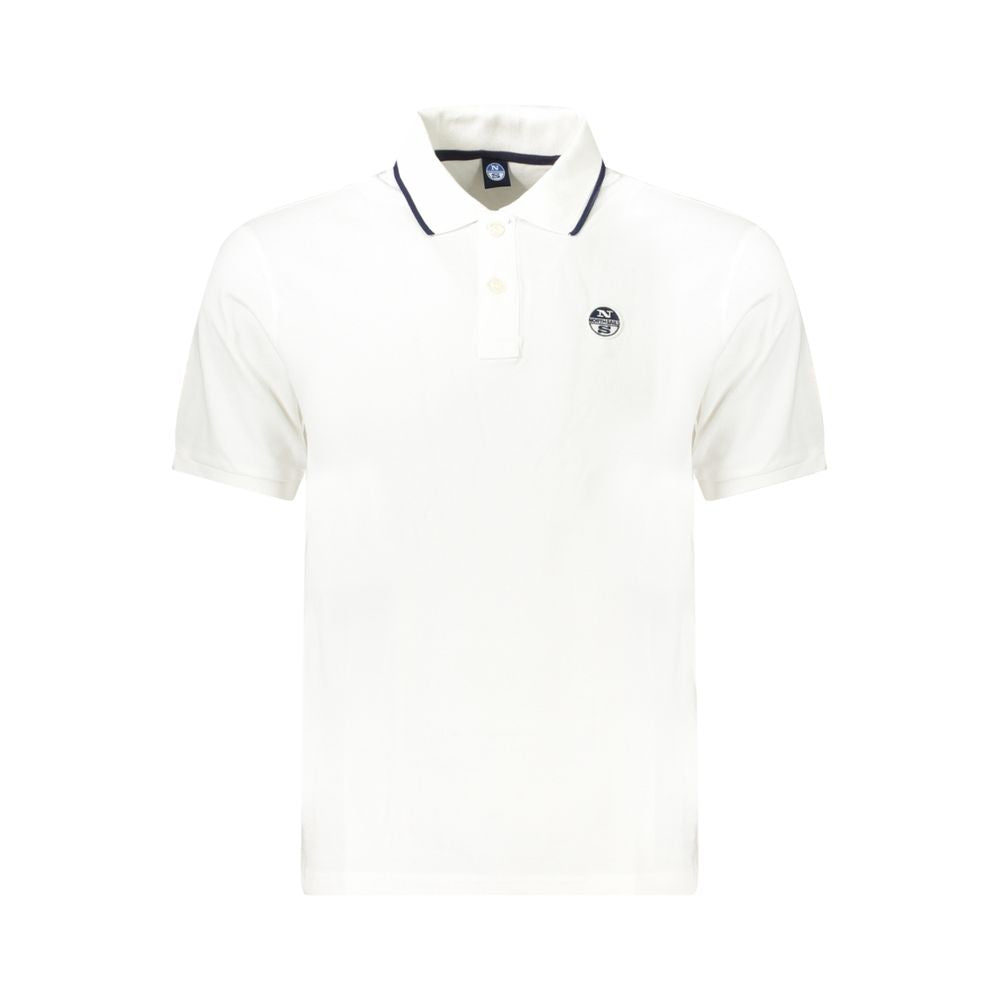This Polo Shirt by North Sails for men in cotton white presents a flawless silhouette, showcasing flawless short-sleeve detailing and a refined for a truly flawless aesthetic.