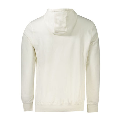 Sweatshirt Hoodie by North Sails for men in cotton blue & white features an luminous silhouette, showcasing a sophisticated and for a truly luminous look.