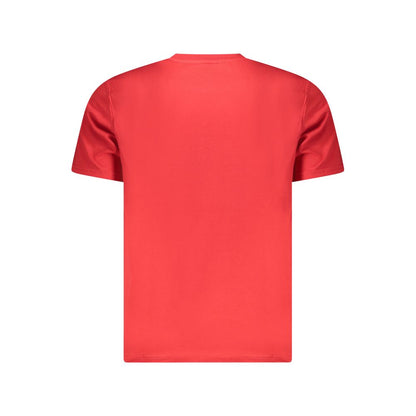 T-Shirt by North Sails for men in cotton red & print showcases a chic silhouette, artfully detailed with a chic and for a chic finish.