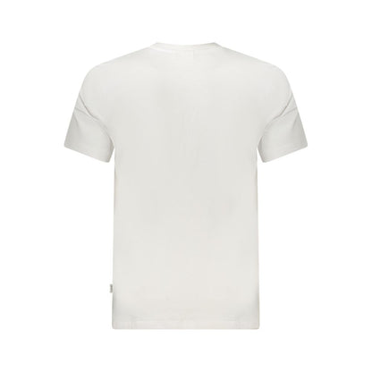 T-Shirt by Pepe Jeans for men in cotton white features a plush silhouette, showcasing a sophisticated and for a truly plush finish.