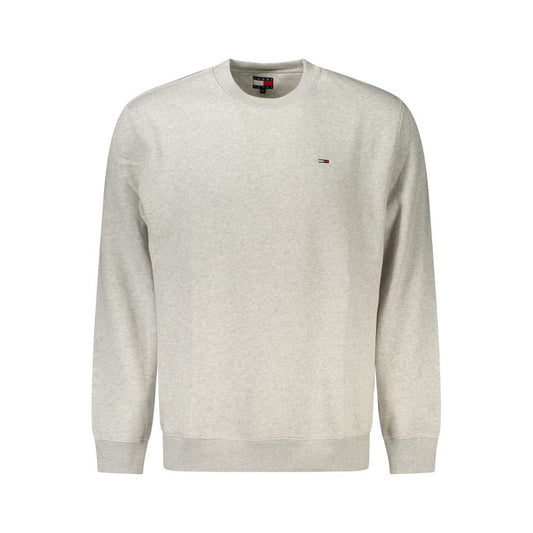 Sweatshirt by Tommy Hilfiger for men in cotton polyester brown & gray features an enviable silhouette, showcasing a premium and refined crew neckline for a truly enviable finish.