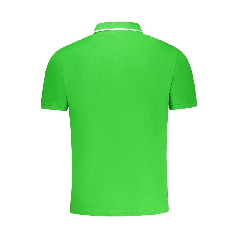 Polo Shirt by North Sails for men in cotton green presents a sleek silhouette, featuring a refined and for a sleek finish.