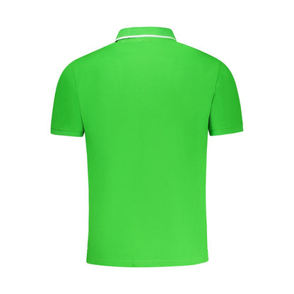 Polo Shirt by North Sails for men in cotton green presents a sleek silhouette, featuring a refined and for a sleek finish.