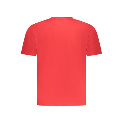 T-Shirt by North Sails for men in cotton red & print features a plush silhouette, showcasing a sophisticated and for a truly plush finish.