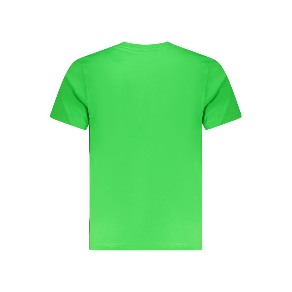 T-Shirt by North Sails for men in cotton green & print features an edgy silhouette, meticulously detailed with a sophisticated and crew neckline for a truly edgy finish.