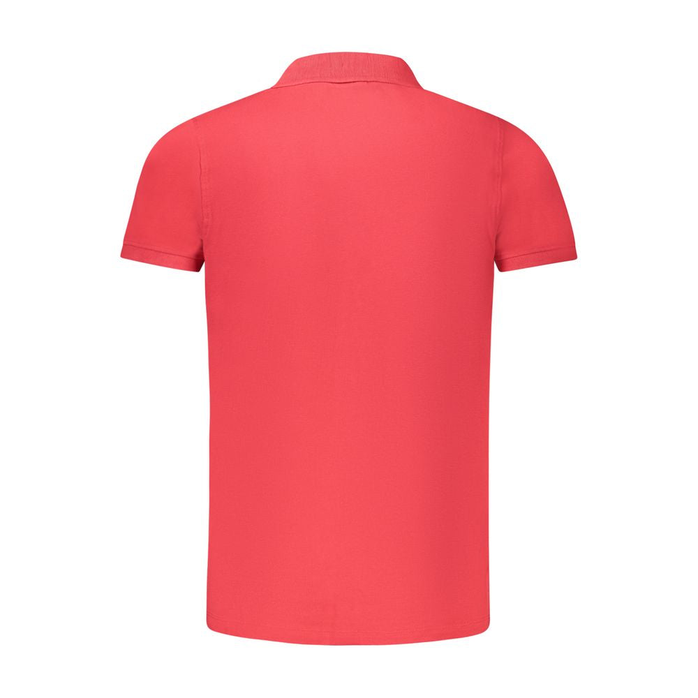 Polo Shirt by Norway 1963 for men in cotton red presents a crisp silhouette, artfully detailed with a crisp and crisp .