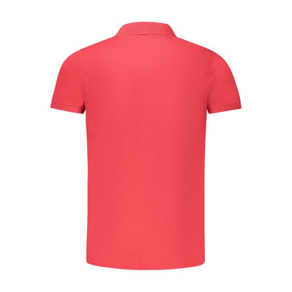 Polo Shirt by Norway 1963 for men in cotton red presents a crisp silhouette, artfully detailed with a crisp and crisp .