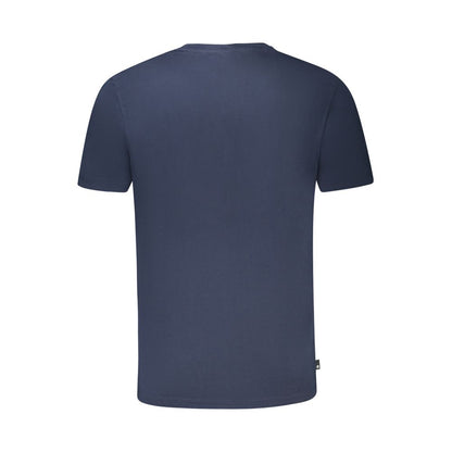 T-Shirt by Timberland for men in organic cotton blue & print features an edgy silhouette, meticulously detailed with a sophisticated and crew neckline for a truly edgy finish.