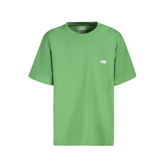 T-Shirt by Vans for men in cotton green, signature & print showcases a chic silhouette, artfully detailed with a chic crew neckline and short-sleeve for a chic finish.