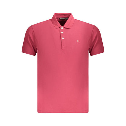 Polo Shirt by Napapijri for men in cotton red features a eye catching silhouette, showcasing a refined and short-sleeve for a eye catching finish.