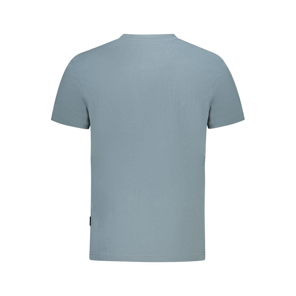 T-Shirt by Napapijri for men in cotton brown, gray & signature showcases a unassuming silhouette, artfully detailed with a refined and unassuming for a sophisticated, contemporary look.