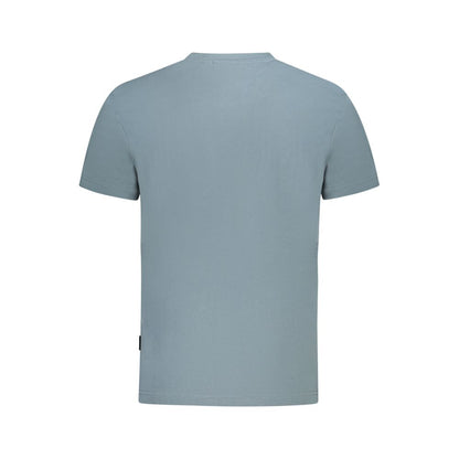 T-Shirt by Napapijri for men in cotton brown, gray & signature showcases a unassuming silhouette, artfully detailed with a refined and unassuming for a sophisticated, contemporary look.